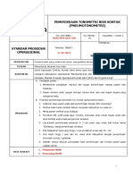 SPO Tonometri Non Kontak (Pneuomotonometri)