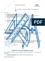 Cinemática. Movimiento Circular