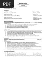 Michelle Martin Resume 2021 Final 1page