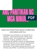 Panitikan 102 Mga Ninuno