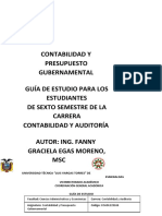 Guía de Estudio. - Contabilidad y Presupuesto Gubernamental