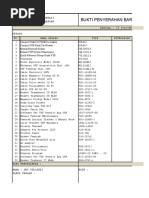 Bukti Penyerahan Barang: TANGGAL: 25 September 2020 Kepada NO. Nama Barang Type Keterangan