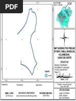 Map Showing The Fireline of Brgy. Small Banisilon, Kolambugan, Lanao Del Norte