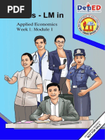 Applied Economics Week 1: Module 1