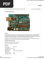 Arduino Duemilanove - Datasheet