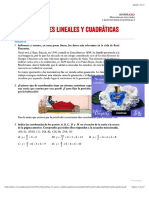 U9 Función Lineal y Cuadrática