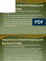 Significance of World Shipping and Sea-Borne Trade