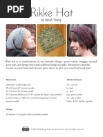 Rikke Hat: by Sarah Young