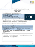 Guía Del Componente Práctico Virtual de Física General - Tarea 4