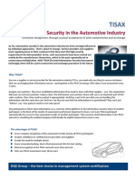 Tisax: Information Security in The Automotive Industry