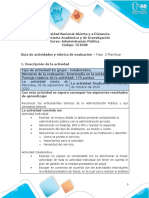 Guía de Actividades y Rúbrica de Evaluación - Unidad 1 - Fase 2 - Planificar