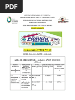 Guia Didactica #8 Química 4to Año