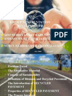 Recycled Asphalt Pavement Presentation Slide