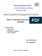 Management Des Ressources de La Production