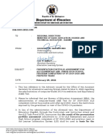 DM OUCI 2021 049 Joint Memorandum CI ALS Portfolio Assessment As of February 24 2021