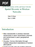 Spatial Diversity in Wireless Networks