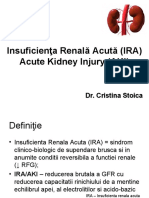 Insuficienţa Renală Acută (IRA) Acute Kidney Injury (AKI) : Dr. Cristina Stoica