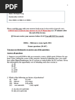 1, Mid-Course Exam 2020 II