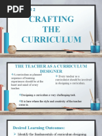 Crafting The Curriculum