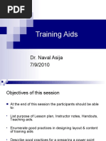 Training Aids: Dr. Naval Asija 7/9/2010