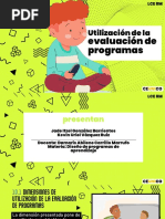 Utilización de La Evaluación de Programas