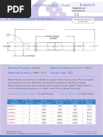 4" End Port Pressure Vessel: Working Pressure: Assembly Drawing: Working Temperature: Design Code