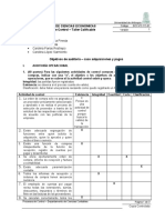 Taller Objetivos de Auditoría Existencia e Integridad