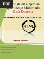 Los Seirva Primer Pagina Web Con Htmil Cartilla