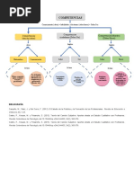 Mapa Conceptual Principio Del Enfoque Por Competencias