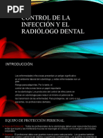 Control de La Infección y El Radiólogo Dental