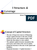 07 Capital Structure and Leverage