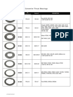 Converter Thrust Bearings: Image Alto# Tri Components # Sonnax # Description