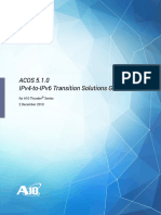 Acos 5.1.0 Ipv4-To-Ipv6 Transition Solutions Guide: For A10 Thunder Series 2 December 2019