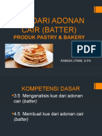 Kue Dari Adonan Cair (Batter)