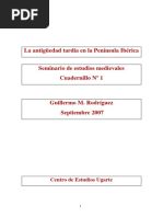 La Antigüedad Tardía en La Península Ibérica Cuadernillo N° 1