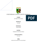 Aplicación de Las Normas en Los Test Psicologicos