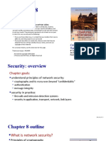 Security: Computer Networking: A Top-Down Approach