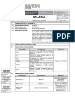 Ficha Tecnica de Galletas