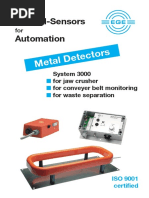 Special-Sensors Automation: Metal Detectors