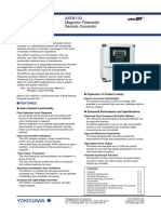 General Specifications: Axfa11G Magnetic Flowmeter Remote Converter