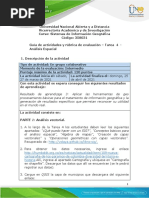 SISTEMAS de GESTION-Guía de Actividades y Rúbrica de Evaluación - Unidad 2 - Tarea 4 - Análisis Espacial