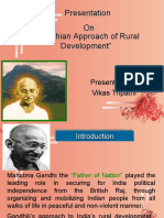 Presentation On " Gandhian Approach of Rural Development"