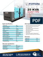 Silent Type: Engine Specifica Ons Main Specifica Ons