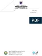 Division Memorandum 03 May 2021: GTC-03H-DM-2021