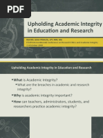 Upholding Academic Integrity