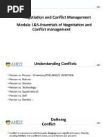 Negotiation and Conflict Management-M-1