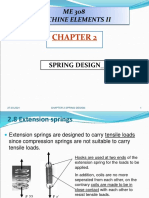 ME 308 Machine Elements Ii: Spring Design - 2