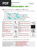 9° Worksheet #1 - SecondTerm