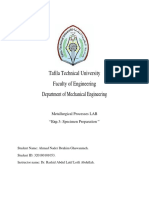 Exp.3 Specimen Preparation 