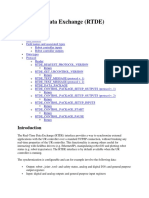 Real Time Data Exchange (RTDE)